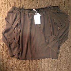 WAYF off the shoulder top